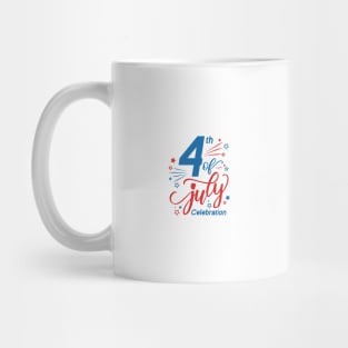 4th of July Celebration Unisex T-Shirt Mug